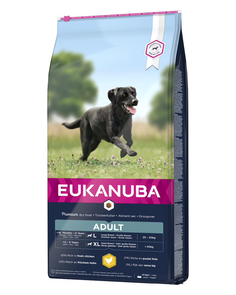Eukanuba foder til voksne store hunde
