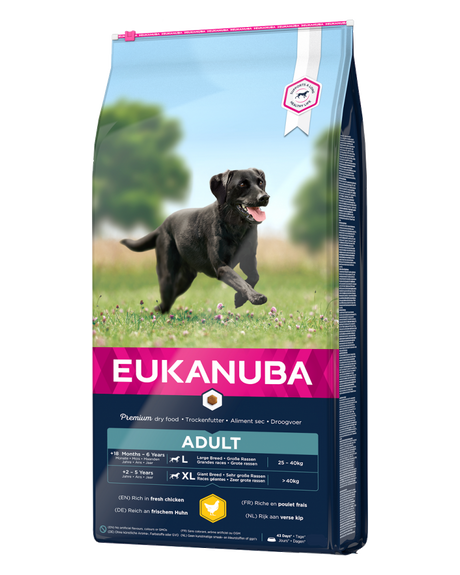 Eukanuba foder til voksne store hunde