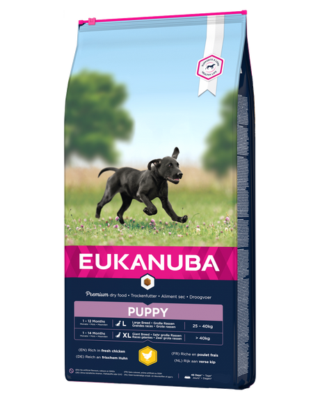 Eukanuba hvalpefoder til store hunde