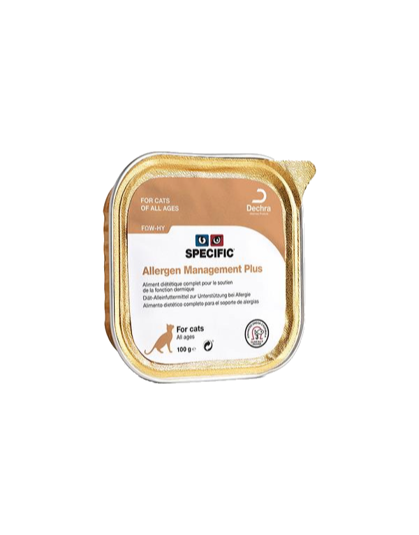 Specific FOW-HY vådfoder til katte - Allergy Management Plus 7x100g