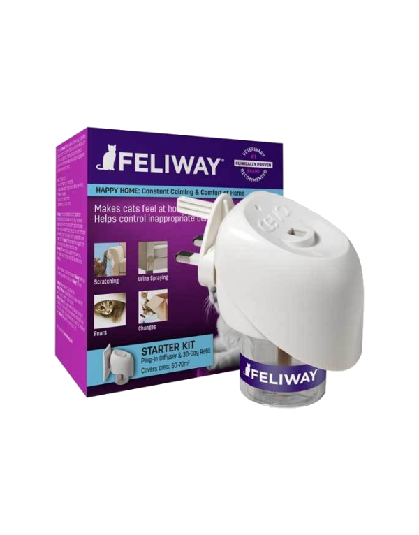 Feliway diffusor, forebygger frygt eller stressrelaterede reaktioner