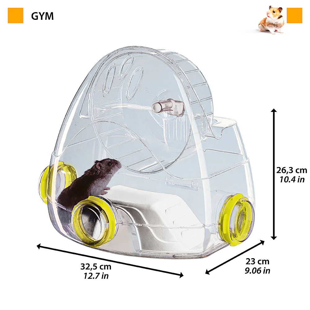 Ferplast Gym - udbygning af hamsterbur Mål: 32,3 x 23 x H 26,3 cm.