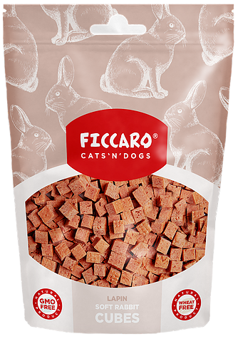 Hundegodbidder fra FICCARO, bløde små kaninbidder