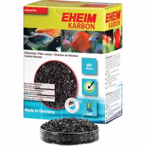 Klassisk Eheim karbon, aktivkul, EHFIKARBON 1 liter Akvariegrus.