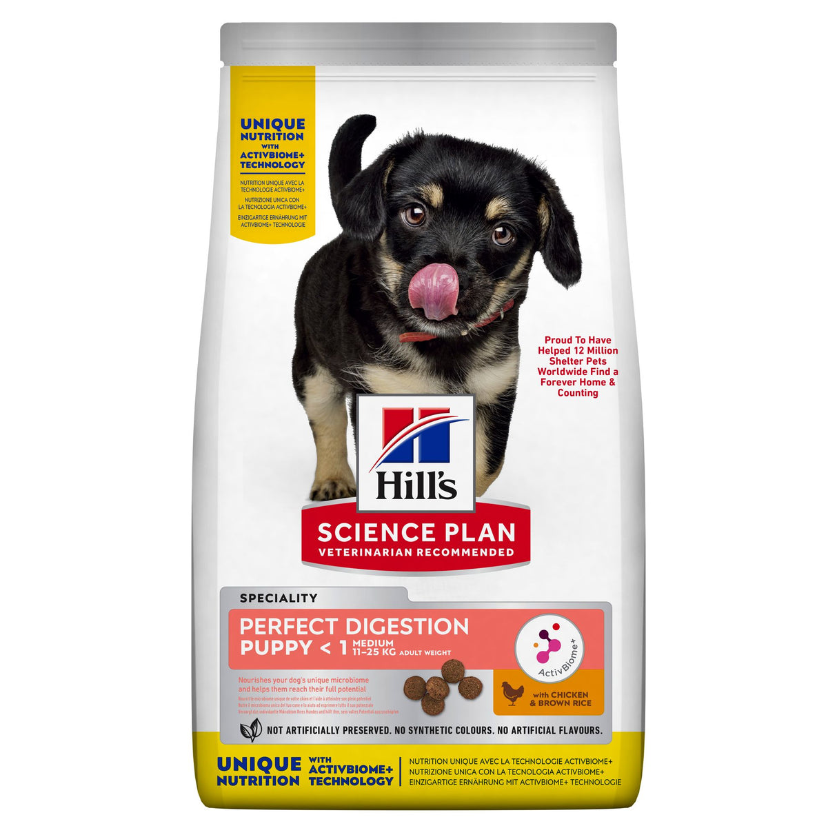 Hill's Science Plan Puppy Perfect Digestion Medium hvalpefoder