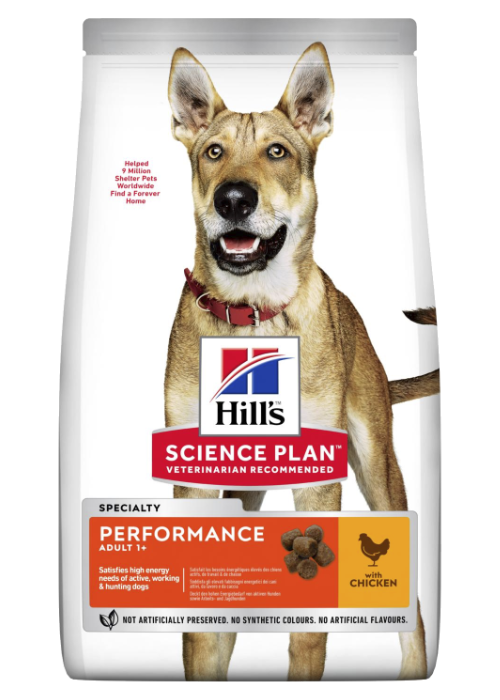 12kg HILL'S SCIENCE PLAN Performance hundefoder med kylling