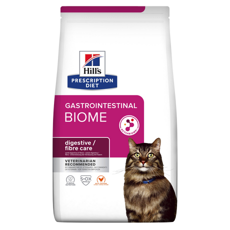 Hill’s PRESCRIPTION DIET Gastrointestinal Biome tørfoder til katte med kylling 3kg pose