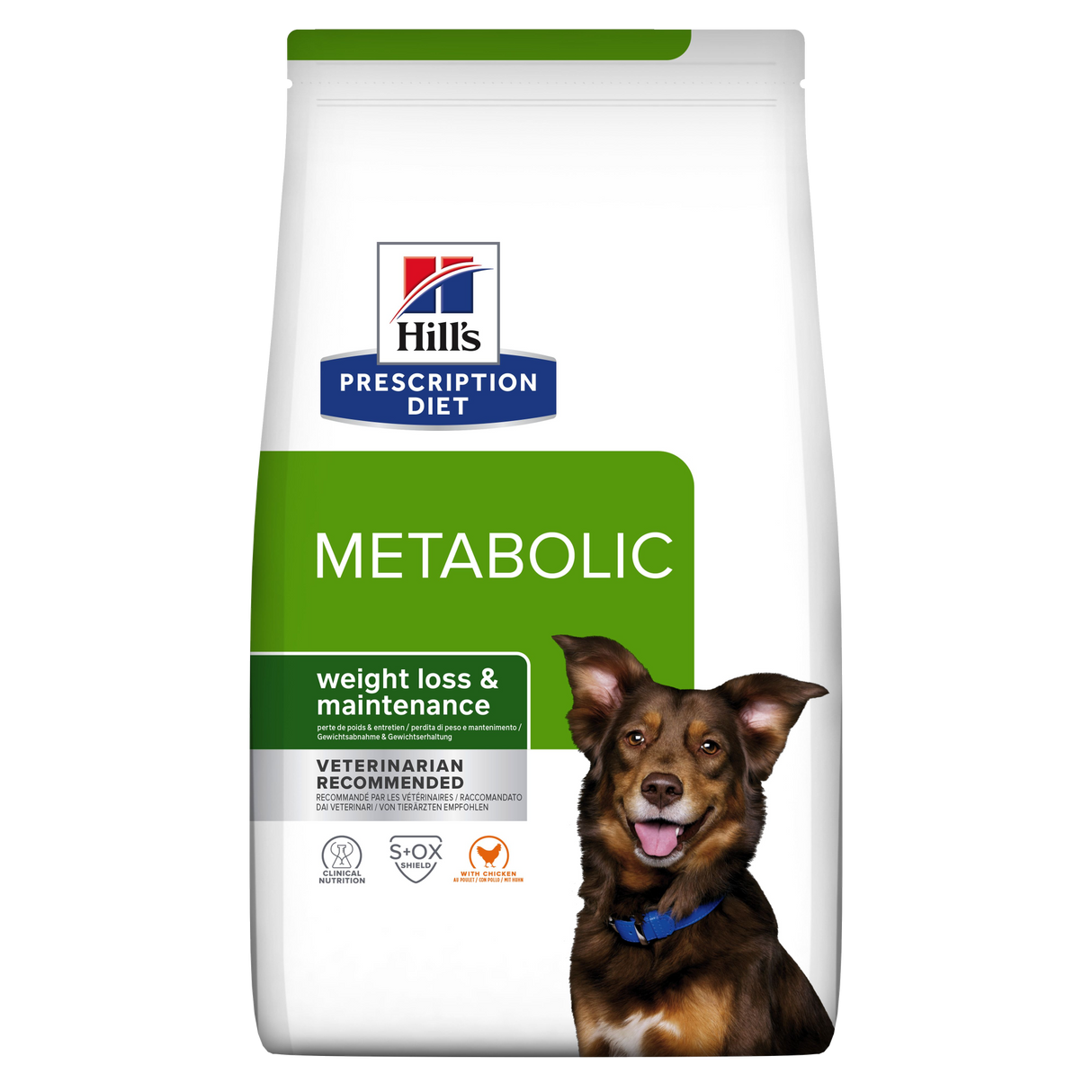 Hill's PRESCRIPTION DIET Metabolic Weight Management tørfoder til hunde med kylling 12kg pose