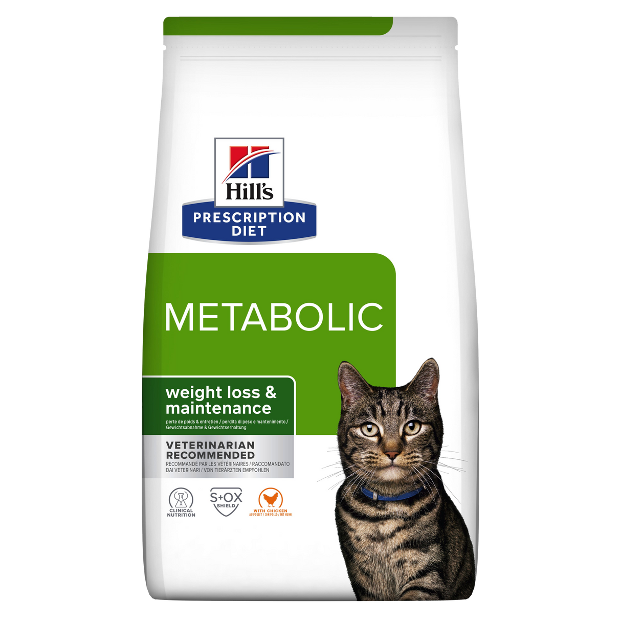 Hill's PRESCRIPTION DIET Metabolic Weight Management tørfoder til katte med kylling 8kg pose