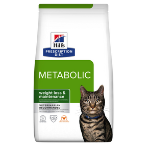 Hill's PRESCRIPTION DIET Metabolic Weight Management tørfoder til katte med kylling 8kg pose