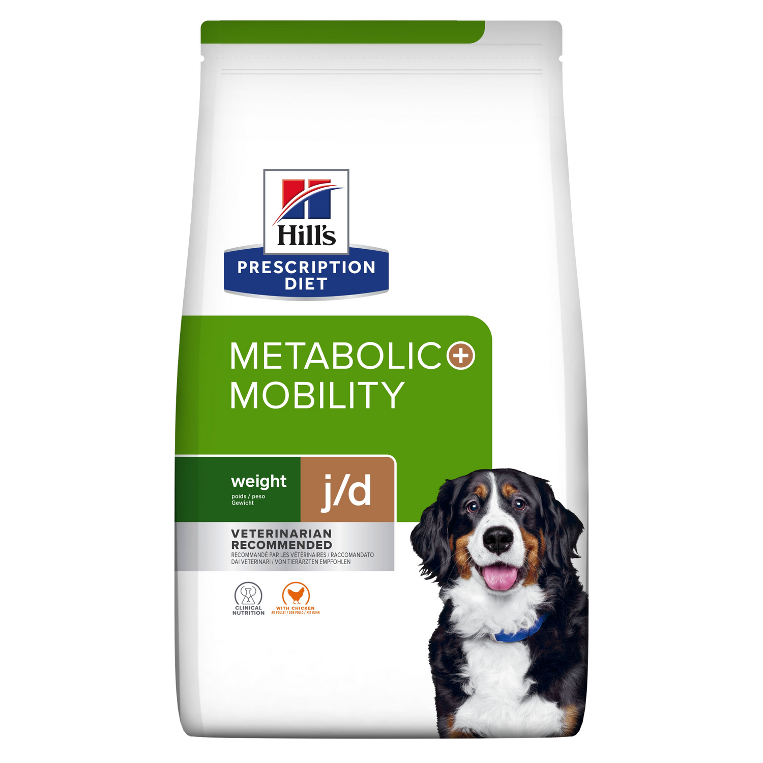 Hill's PRESCRIPTION DIET Metabolic + Mobility Weight Management j/d tørfoder til hunde med kylling 12kg pose