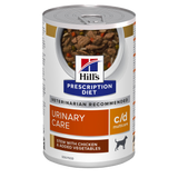 Hill's PRESCRIPTION DIET c/d Multicare Urinary Care Stew dåsefoder til hunde med kylling og tilsatte grøntsager 