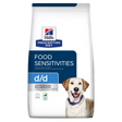 Hill's PRESCRIPTION DIET d/d Food Sensitivities tørfoder til hunde med and & ris 12kg pose