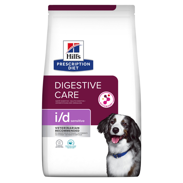 Hill's PRESCRIPTION DIET i/d Sensitive Digestive Care tørfoder til hunde med æg & ris 12 kg pose