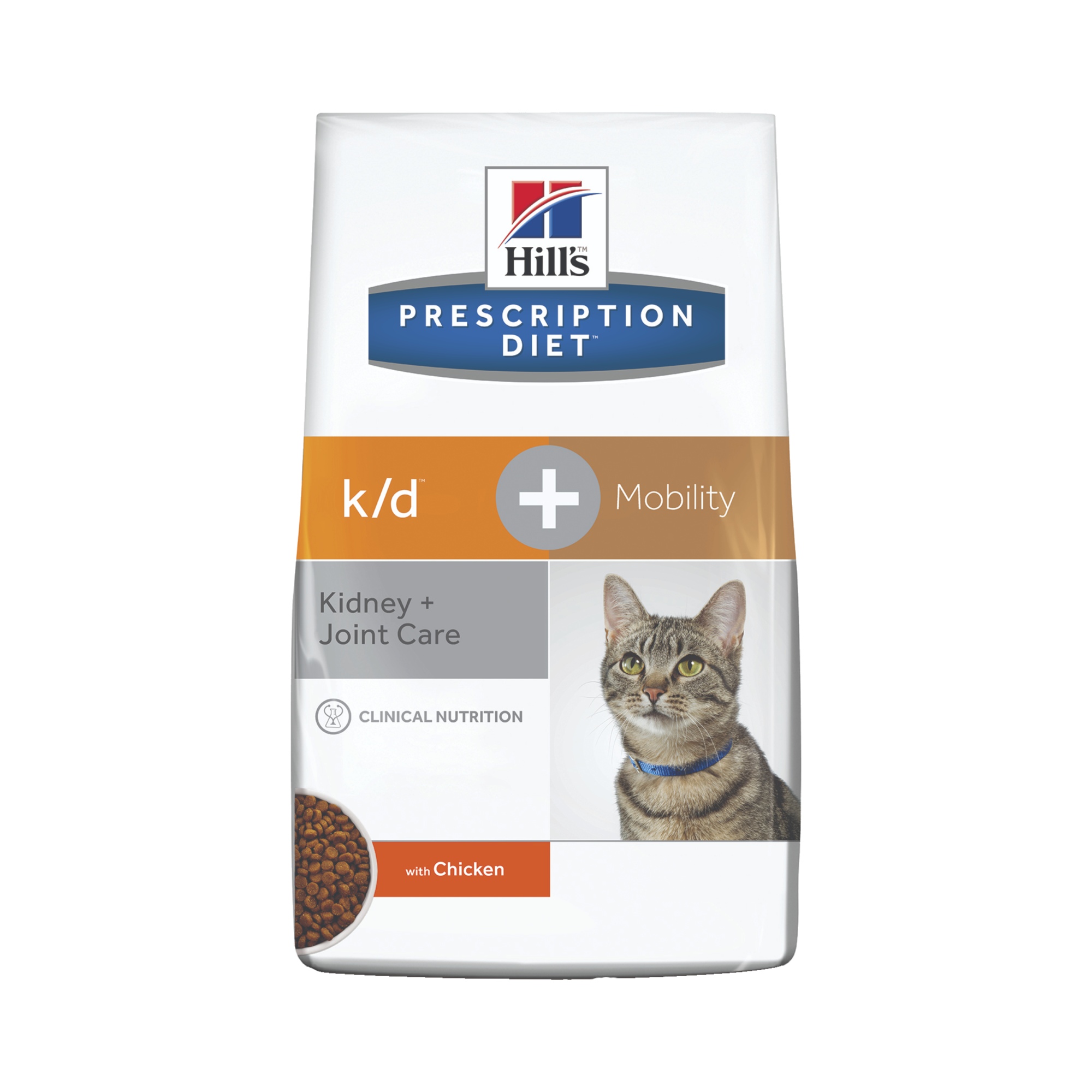 Hill's PRESCRIPTION DIET k/d + Mobility tørfoder til katte med kylling 5kg pose