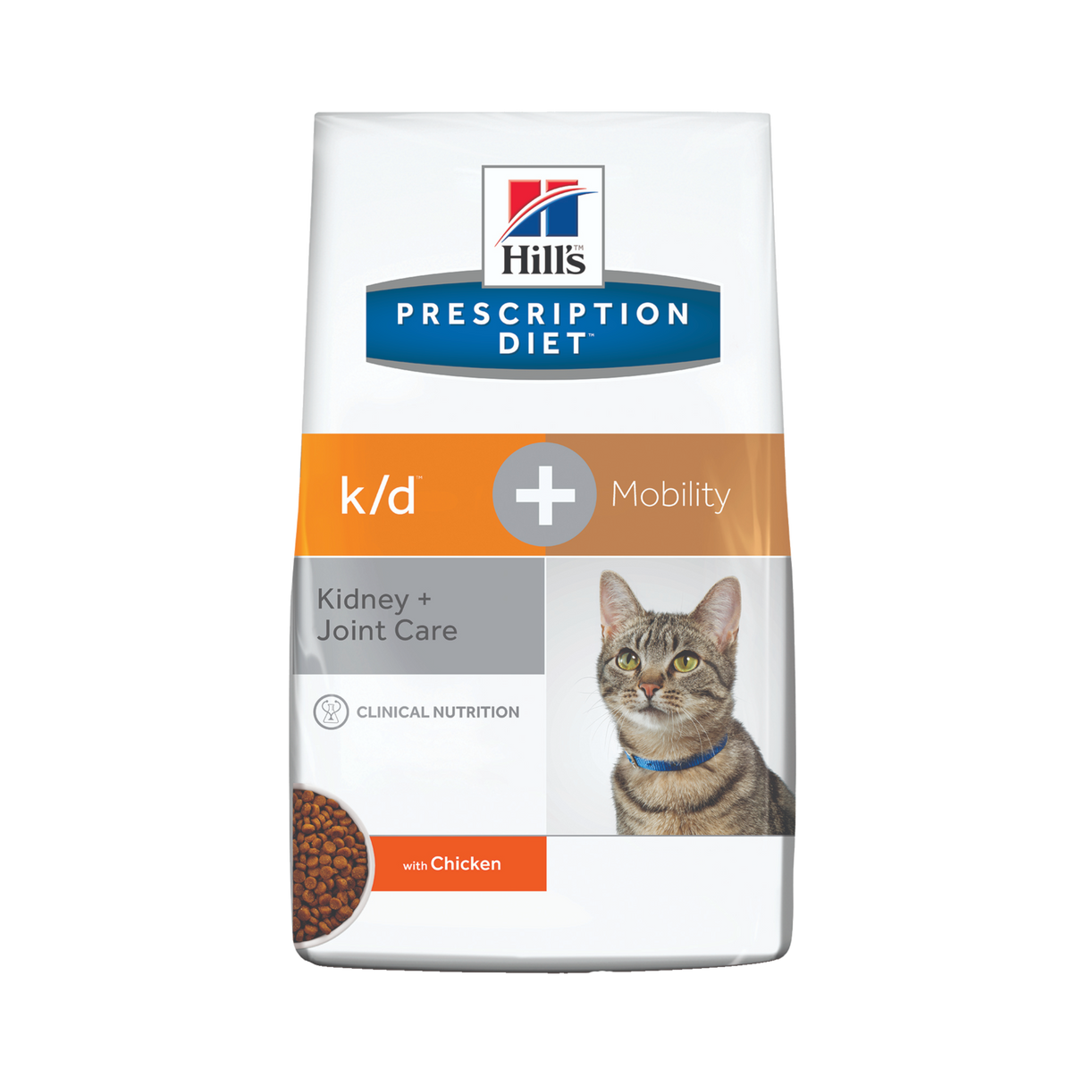 Hill's PRESCRIPTION DIET k/d + Mobility tørfoder til katte med kylling 5kg pose