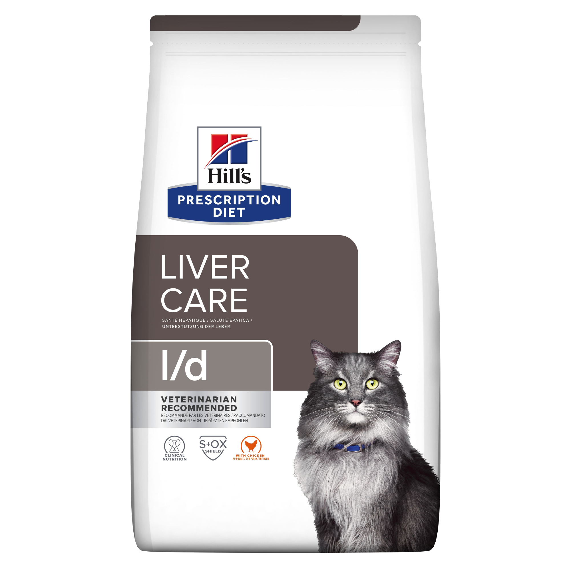 Hill's PRESCRIPTION DIET l/d Liver Care tørfoder til katte med kylling 1.5kg pose
