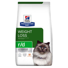 Hill's PRESCRIPTION DIET r/d Weight Reduction tørfoder til katte med kylling 3kg pose