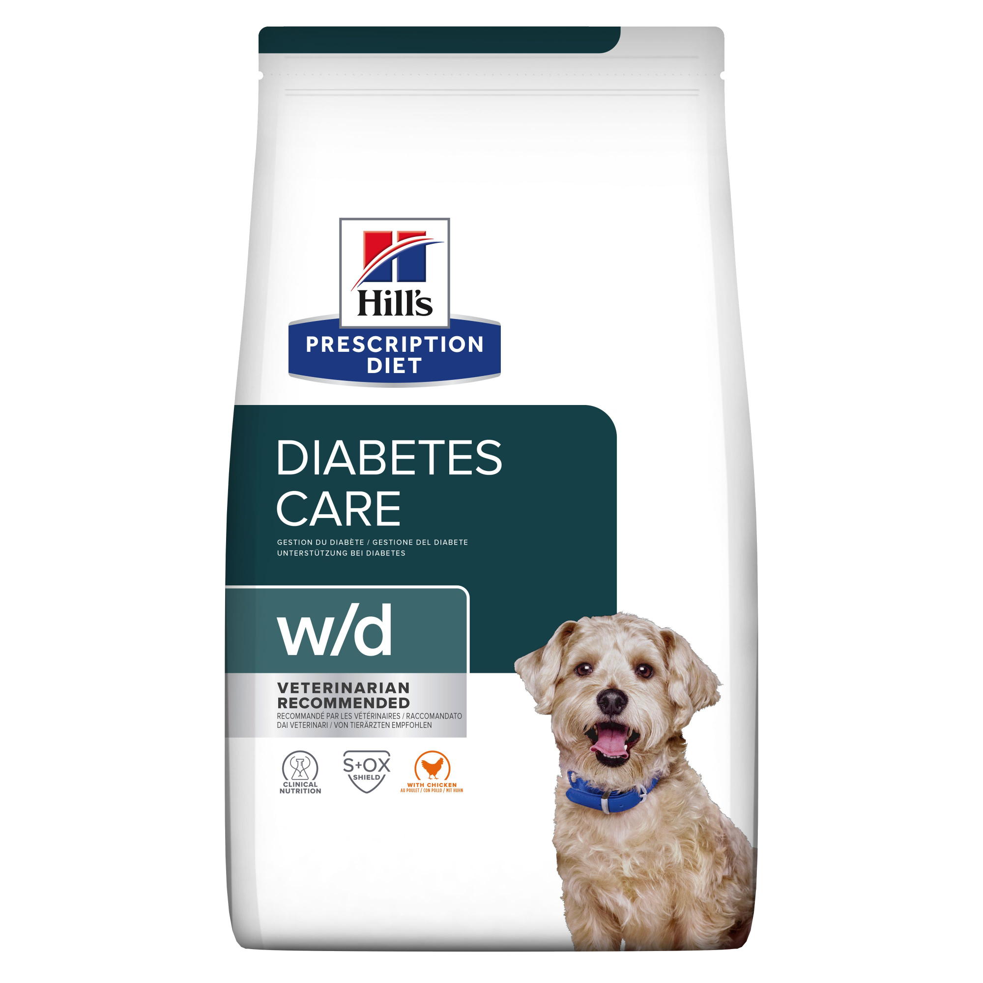 Hill's PRESCRIPTION DIET w/d Diabetes Care tørfoder til hunde med kylling