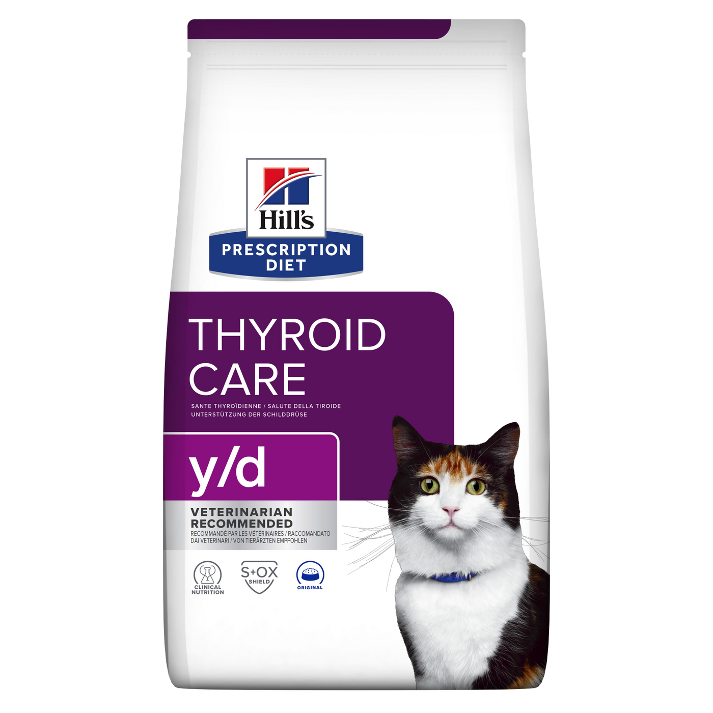 Hill's PRESCRIPTION DIET y/d Thyroid Care tørfoder til katte 1.5kg pose
