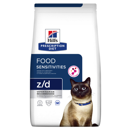 Hill's PRESCRIPTION DIET z/d Food Sensitivities tørfoder til katte 6kg pose