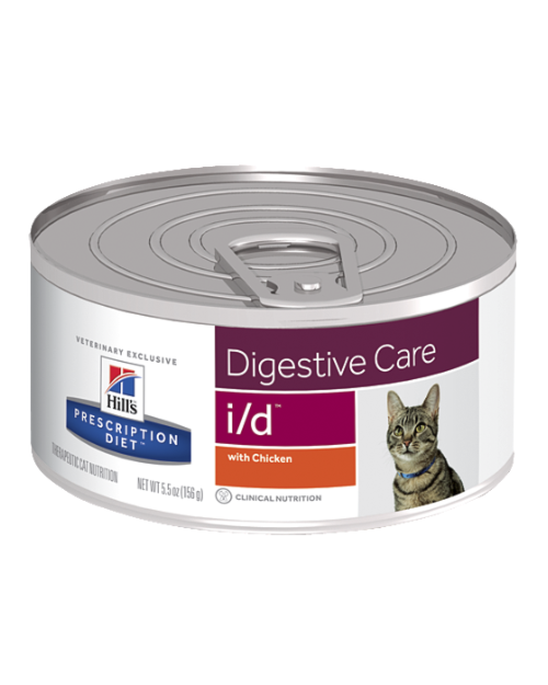 Hill's Prescription Diet i/d dåsemad til katte med mavetarmsygdomme 24x156g