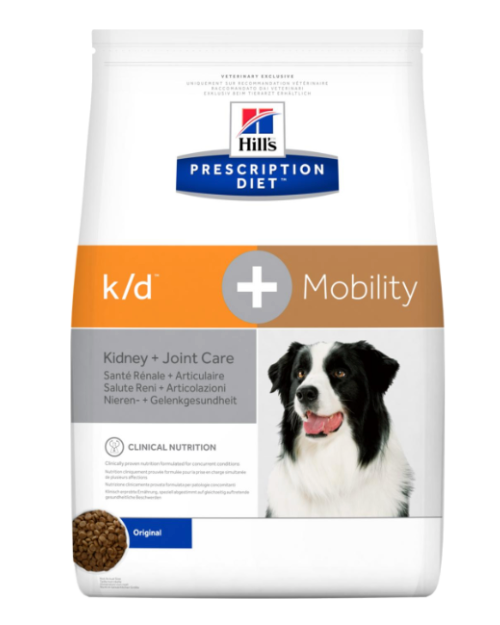 Hill's Prescription Diet k/d + Mobility hundefoder 12 kg
