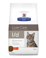 Hill's Prescription Diet l/d kattemad til katte med leversygdomme 1,5kg