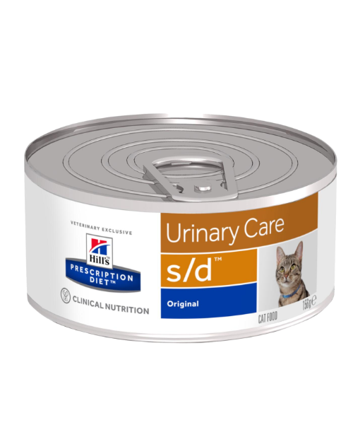 Hill's Prescription Diet s/d vådfoder til katte med urinvejslidelser 24 x 156 gram dåser