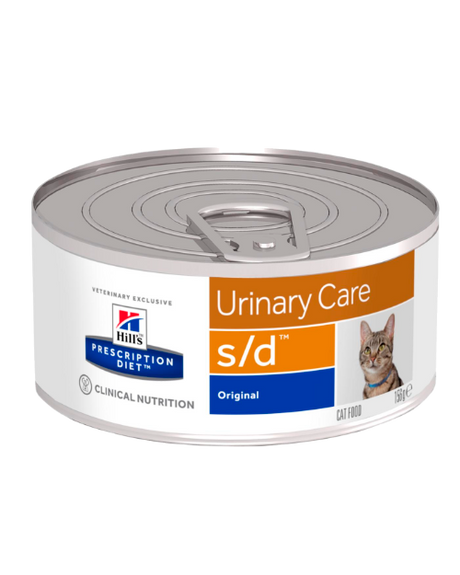 Hill's Prescription Diet s/d vådfoder til katte med urinvejslidelser 24 x 156 gram dåser