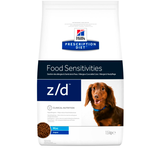 Hill's PRESCRIPTION DIET z/d Mini Food Sensitivities tørfoder til hunde
