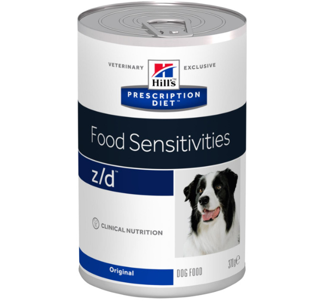 Hills Prescription Diet Canine z/d vådfoder til hunde med foderallergi 12x370g