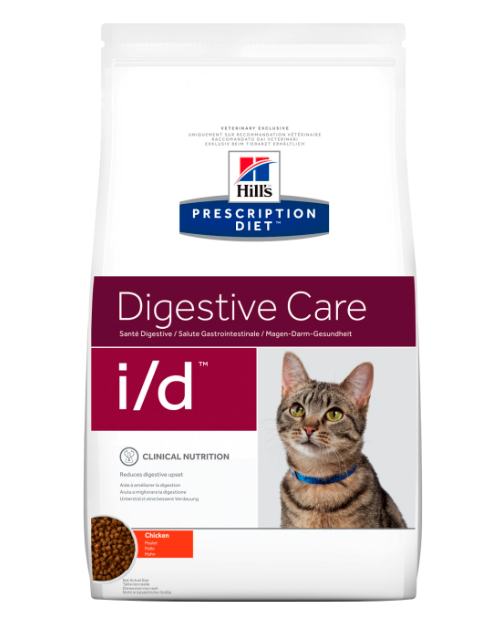 Hills Prescription Diet tørfoder i/d til katte med mavetarmsygdomme