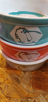 Keramikskål til kanin