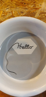 Keramikskål til kanin