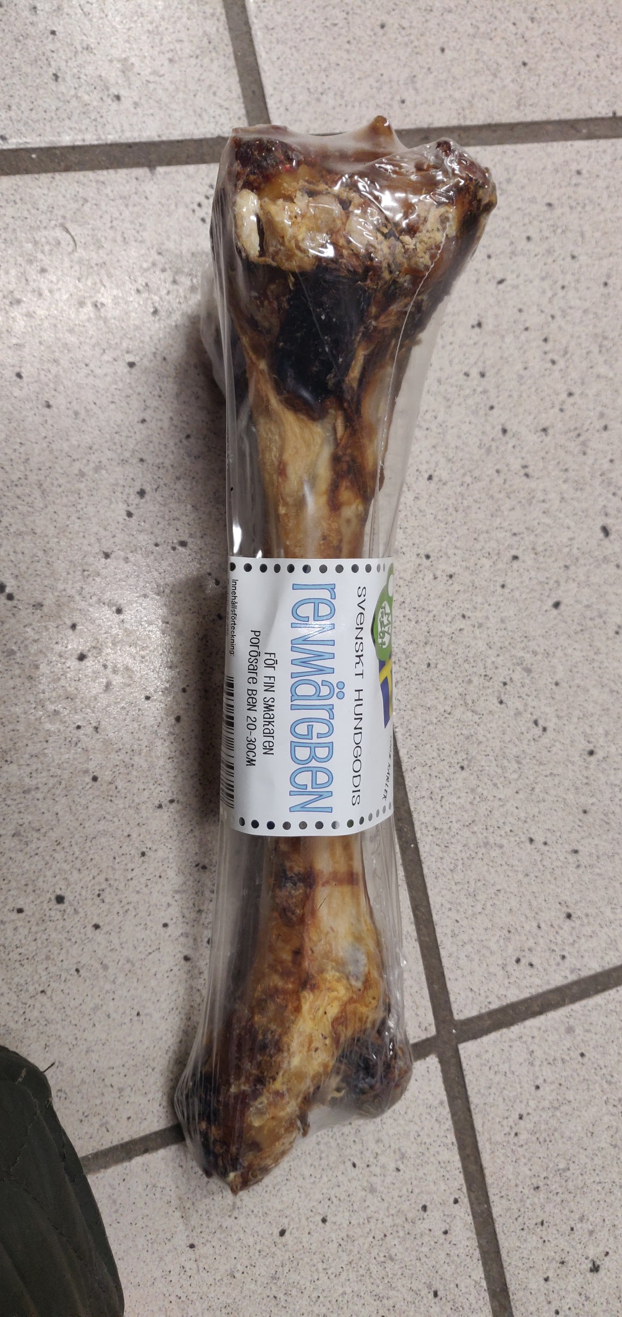 Kødben, Rensdyr kødben 20-30cm, Allergivenlig