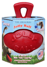 Jolly Ball med håndtag - holdbar fodbold til heste & hunde 20cm