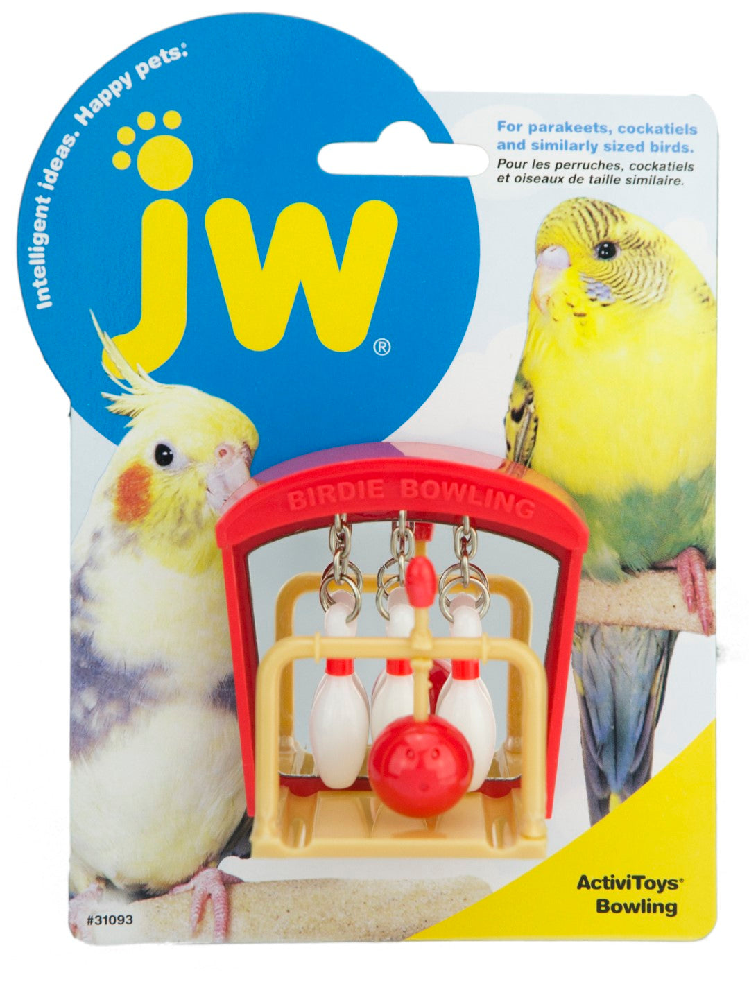 JW Fugle Birdie Bowling Aktivitet Fuglelegetøj til papegøjer.