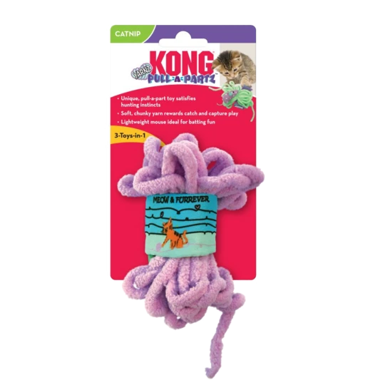 Kattelegetøj, Kong - Pull-A-Partz, Garnnøgle