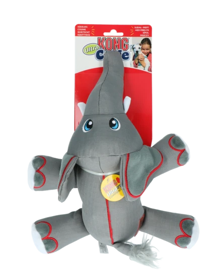 Kong Cozie Ultra Ella Elefant Large, solide hundebamser