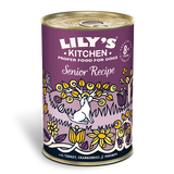 Lily's Kitchen Senior Recipe hundefoder er en Lily's Kitchen - Senior Recipe - kornfri vådfoder til ældre hunde med kalkun, Tranebær og muslinger mulighed specielt designet til hunde i deres senior år.