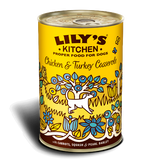 Lily's Kitchen Chicken & Turkey Casserole - vådfoder til hunde med kylling, kalkun og gulerødder.