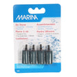 Beskrivelse: En pakke indeholdende fire Iltsten til akvarie luftfilter, også kendt som iltsten eller Marina.