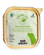 En økologisk dåse med Specific C-BIO-W 5x150g, lavet med naturlige ingredienser, til voksne hunde.