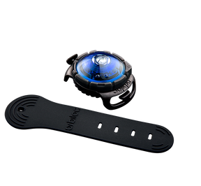 Orbiloc sikkerhedslygte, vandtæt og med lys som ses op til 5 km væk ( Farve: BLÅ )