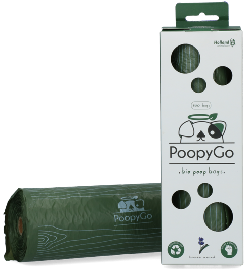Høm Høm hundeposer, miljøvenlige fra PoopyGo 300 poser