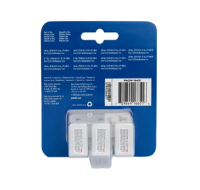 En pakke med tre Refill væske til Gø halsbånd med spray fra PetSafe batterier i en pakke, egnet til brug med vibrations- og gøhalsbånd-enhederne.