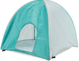 Et lille Trixie wigwam-lignende telt med en dør.