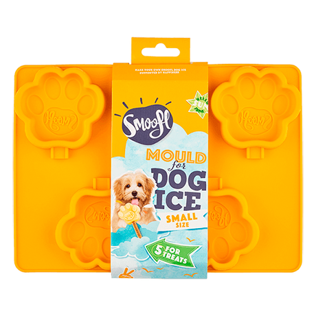 Smoofl is form til, at lave is til hunde med bl.a. Smoofl is mix til hunde - flere størrelser.