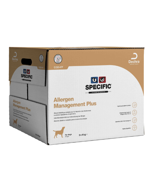 Specific COD-HY Allergy Management plus - ideelt til hunde med Multiallergi, både fødevare- og miljørelaterede.